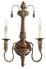 Quorum 5506-2-39 Two Light Wall Mount Salento Vintage Copper