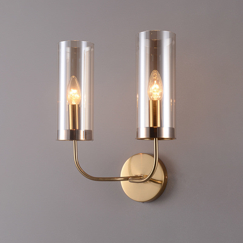 Modern Wall Lamp in European Style for Living Room, Bedroom, Cognac