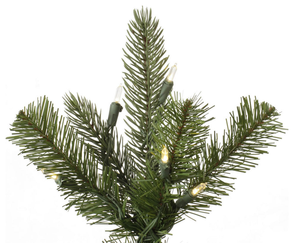 Vickerman Carolina Pencil Spruce Tree, 10', Warm White LED Lights