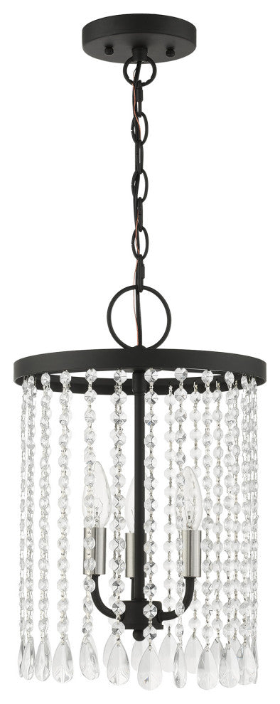 Black Transitional, Dazzling, Modern Classic, Pendant Chandelier