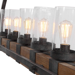 Uttermost Atwood 5-Light Rustic Linear Chandelier