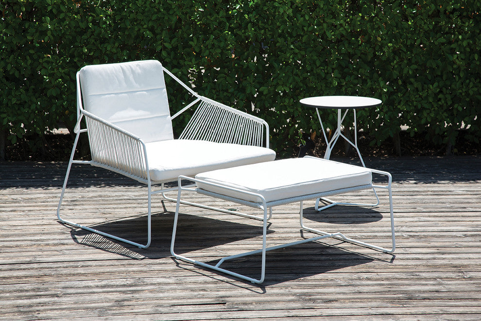 OASIQ SANDUR Armchair, Rope: Terra Cotta, Cushions: Cayenne, Frame: Anthracite