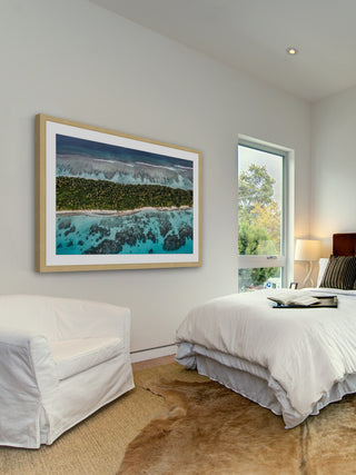 "Big Waves" Framed Painting Print