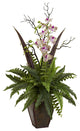 Fern and Orchid Arrangement
