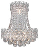 Elegant Century Wall Sconce, Chrome Finish With Royal Cut Crystal