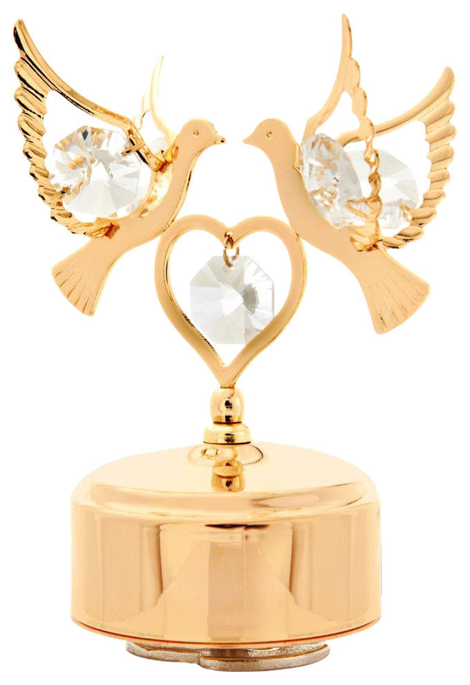 24K Gold Plated Music Box