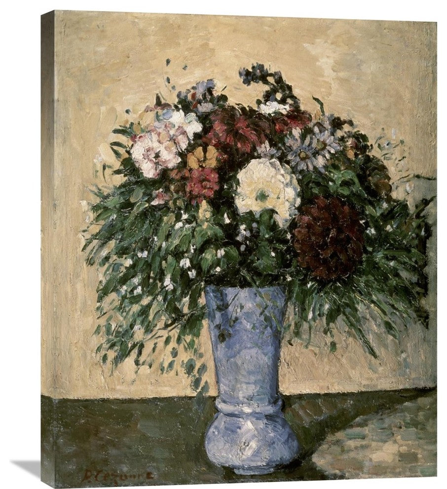 "Bouquet In a Blue Vase" Artwork, 24"x30"