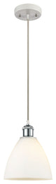 Innovations 516-1P-WPC-GBD-751 1-Light Mini Pendant, White, Polished Chrome
