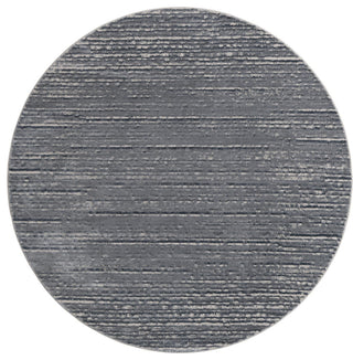 Unique Loom Oasis Calm Area Rug, Gray, 7' 0 X 7' 0 Round