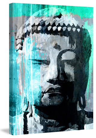 Marmont Hill, "Buddha Giant" by Rick Martin Painting on Wrapped Canvas, 30x45