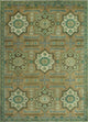 Fine Vintage Distressed Alvis Beige/Light Green Rug, 7'0x10'0