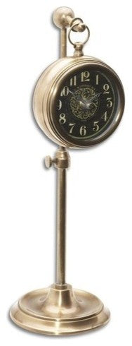 Uttermost 6069 Pocket Watch Brass Woodburn Clock