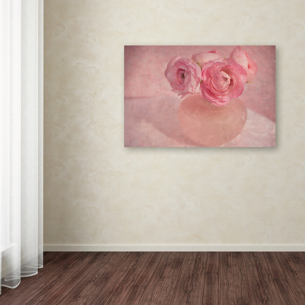 Cora Niele ''Pink Ranunculus Bouquet'' Canvas Art