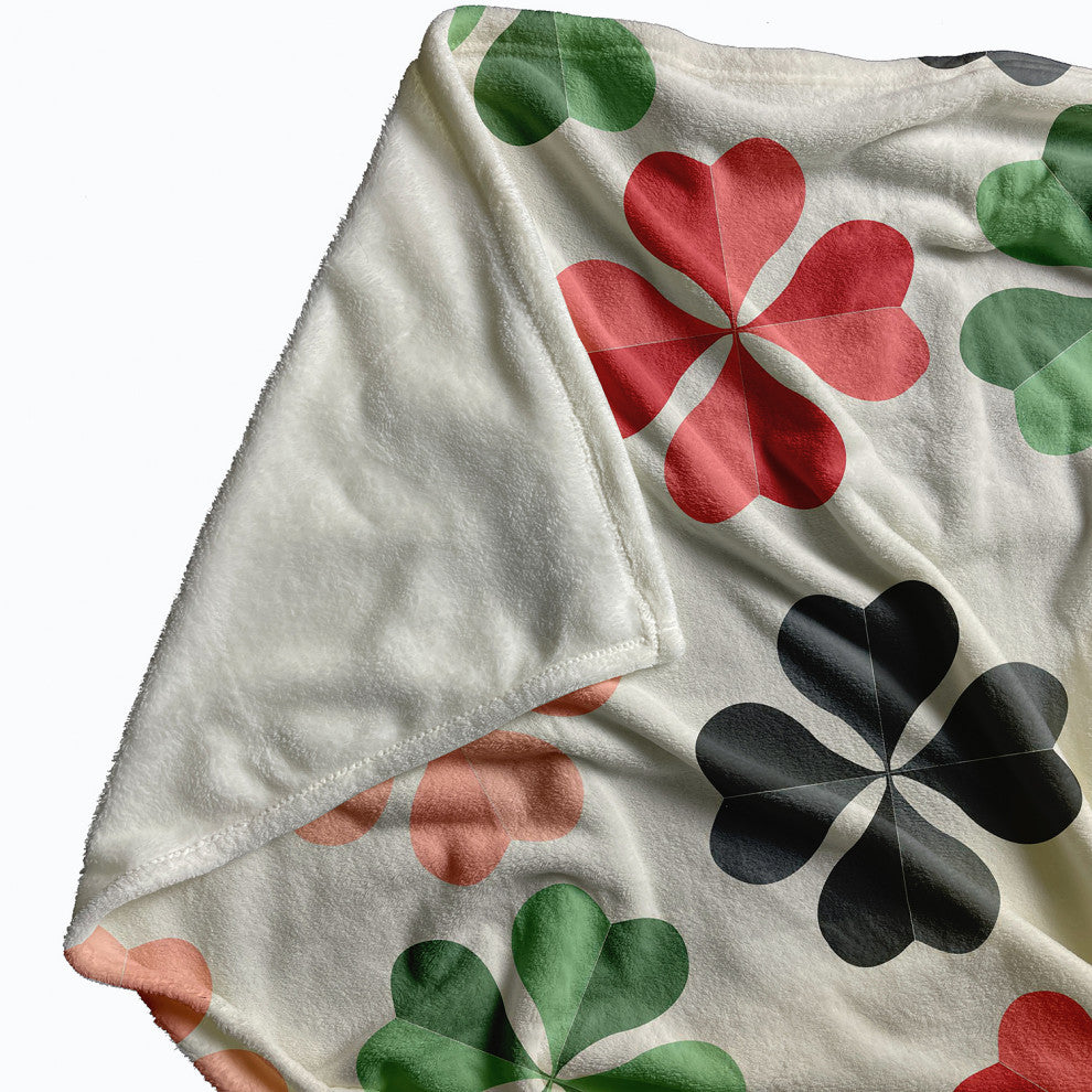 60 x 80 in Lucky Patch St. Patrick's Day Throw Blanket, Pepper