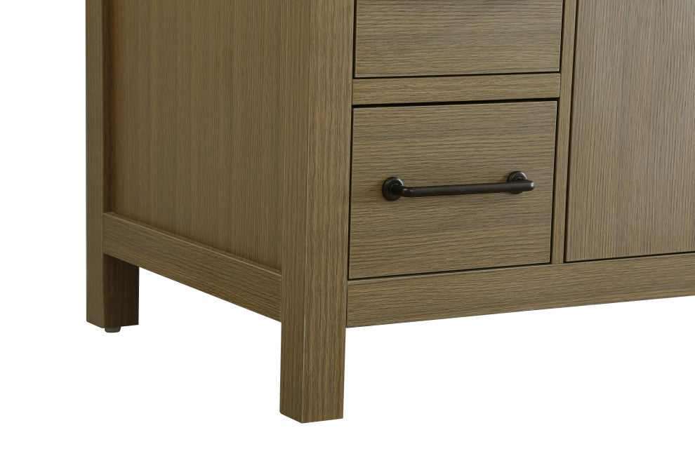 Home Living 48" Single Bathroom Vanity, Chestnut Brown