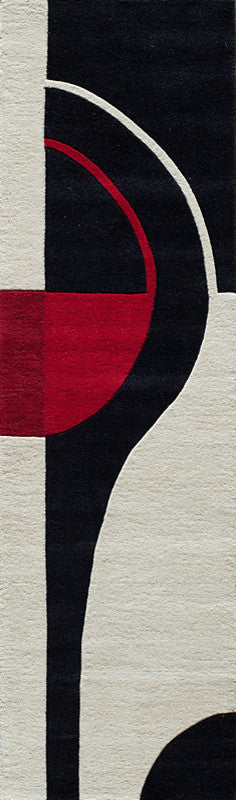 Momeni Delhi Dl-22 Black Area Rug, 2'x8'