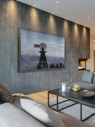 "Texas Sunset" Framed Painting Print, 36"x24"