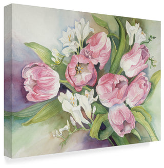 Joanne Porter 'Tulips In Spring' Canvas Art, 32"x24"