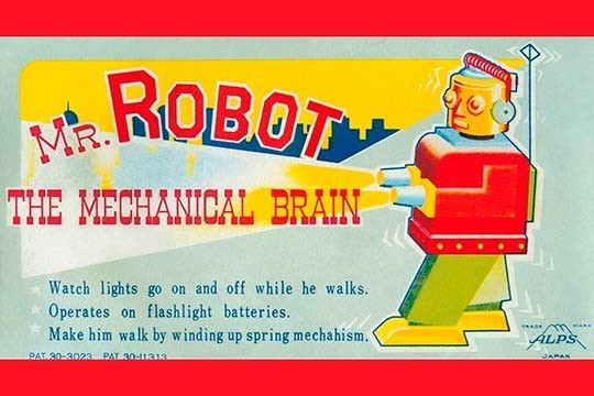Mr. Robot: The Mechanical Brain- Framed Paper Poster 20" x 30"