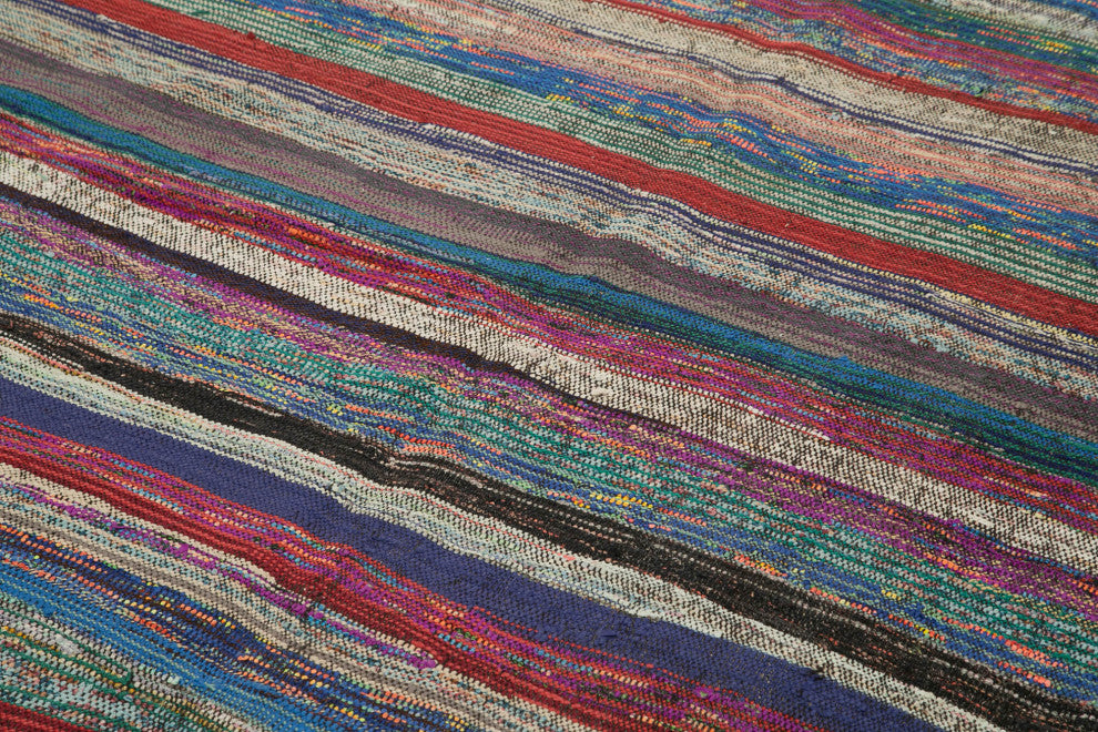 Rug N Carpet - Handwoven Anatolian 5' 8'' x 8' 0'' Tribal Wool Kilim Rug
