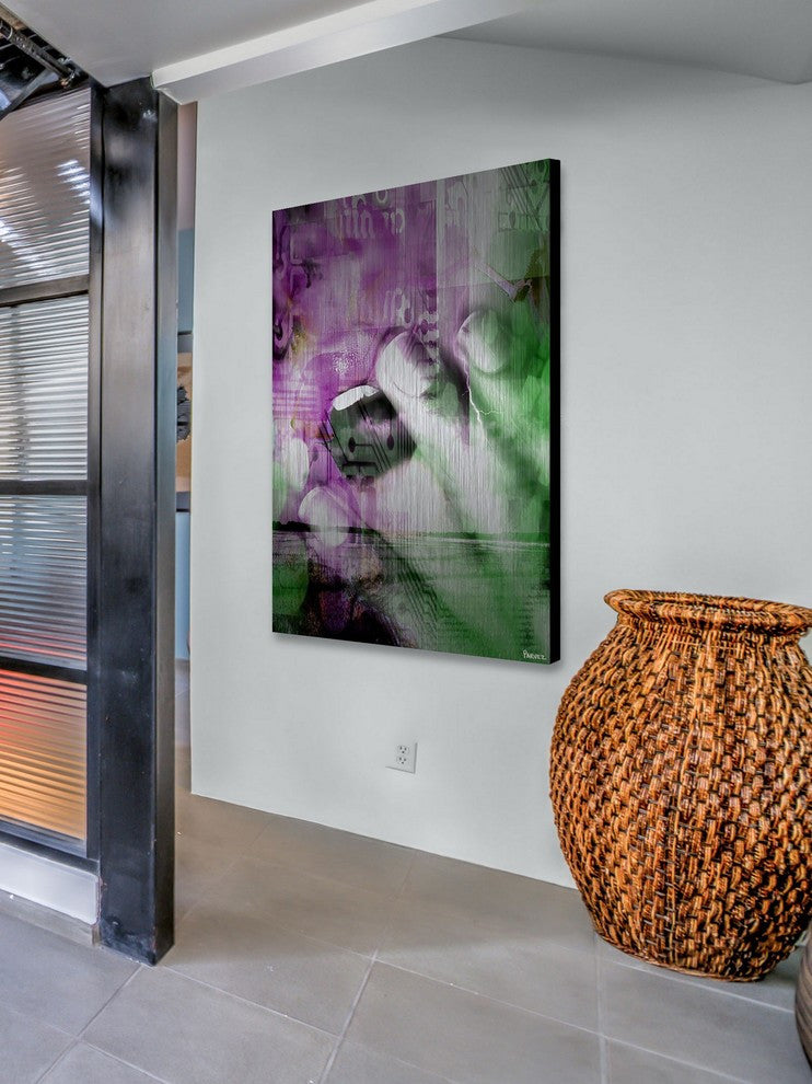 "Amethyst" Print on Brushed Aluminum, 24"x36"