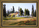 Thomas Hill Sisson's Inn near Mount Shasta Framed Premium Canvas Print, 18"x27"