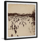 "A Thousand Skaters II" Framed Painting Print, 32"x32"
