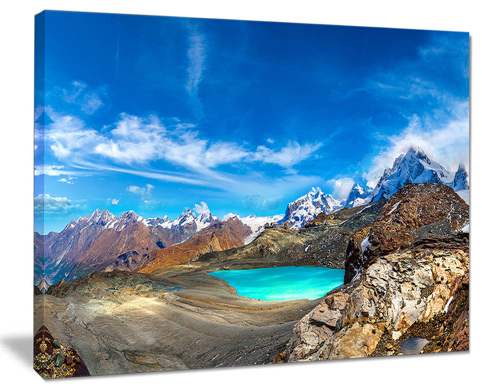 "Enchanting Swiss Alps Mountains" Landscape Wall Art, 20"x12"