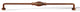Antique English RKI Indian Drum Vertical Pull, RKICP3720AE