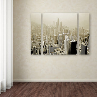 Preston 'Chicago Skyline' Multi Panel Art Set,, 32"x24"
