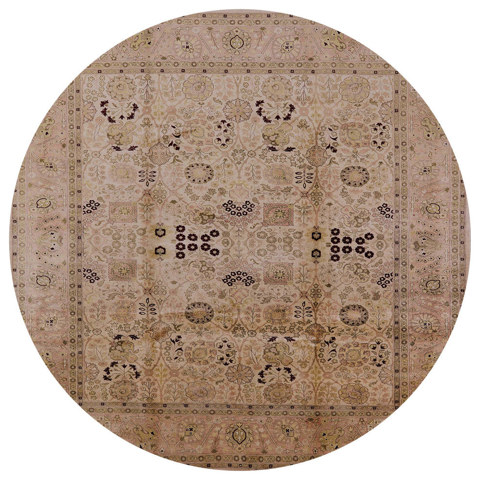 Ahgly Company Indoor Round Mid-Century Modern Area Rugs, 3' Round