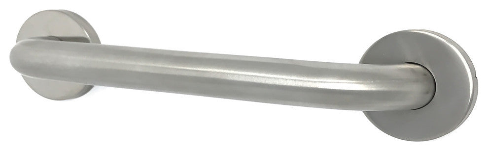 Clench Stainless Steel Grab Bar, Satin Stainless