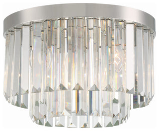 Hayes 4-Light Polished Nickel Ceiling Mount