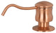 Built in Copper Soap Dispenser Refill from Top With 17oz Bottle, Copper
