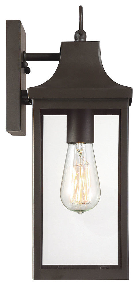 1-Light Exterior Wall Sconce, Bronze