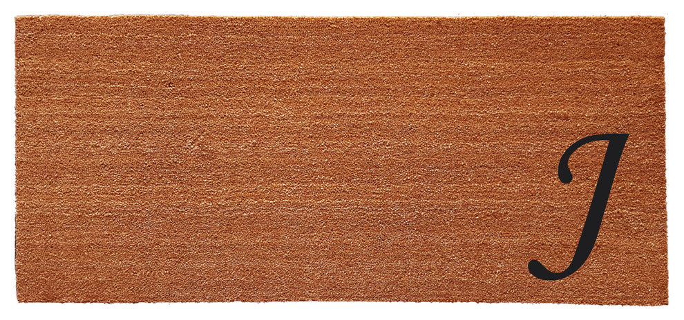 Urban Chic Monogram Doormat, 3'x6', J