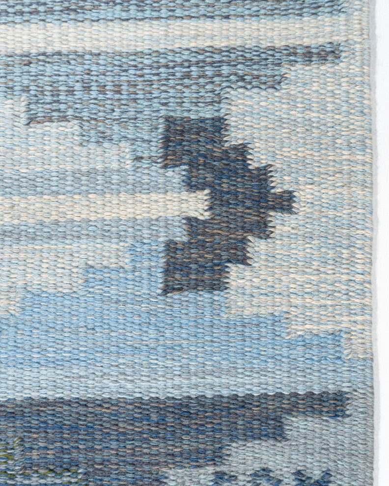 Vintage Swedish Scandinavian Area Rug, 4'6x6'10"