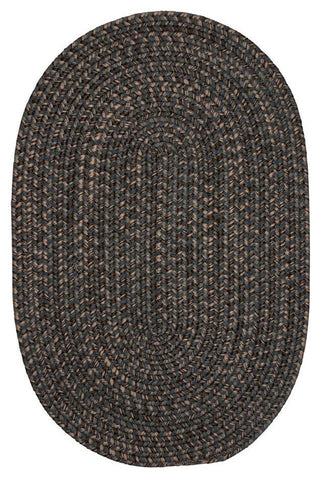 Colonial Mills Hayward HY29 Charcoal Traditional Area Rug, Round 10'x10'