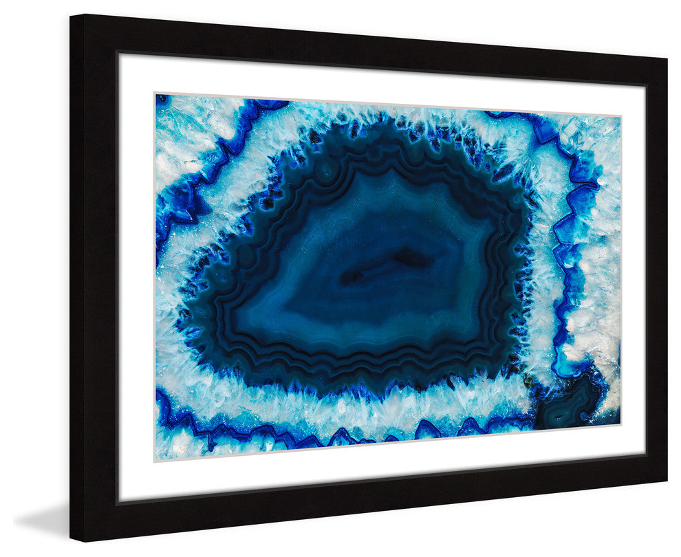 "Blue Anger" Framed Art Print