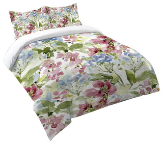 Watercolor Floral Bunch Comforter