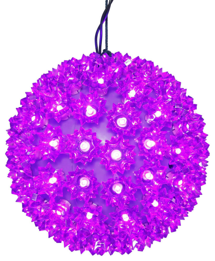 Vickerman x120606 6" Starlight Christmas Ornament With Purple LED Lights