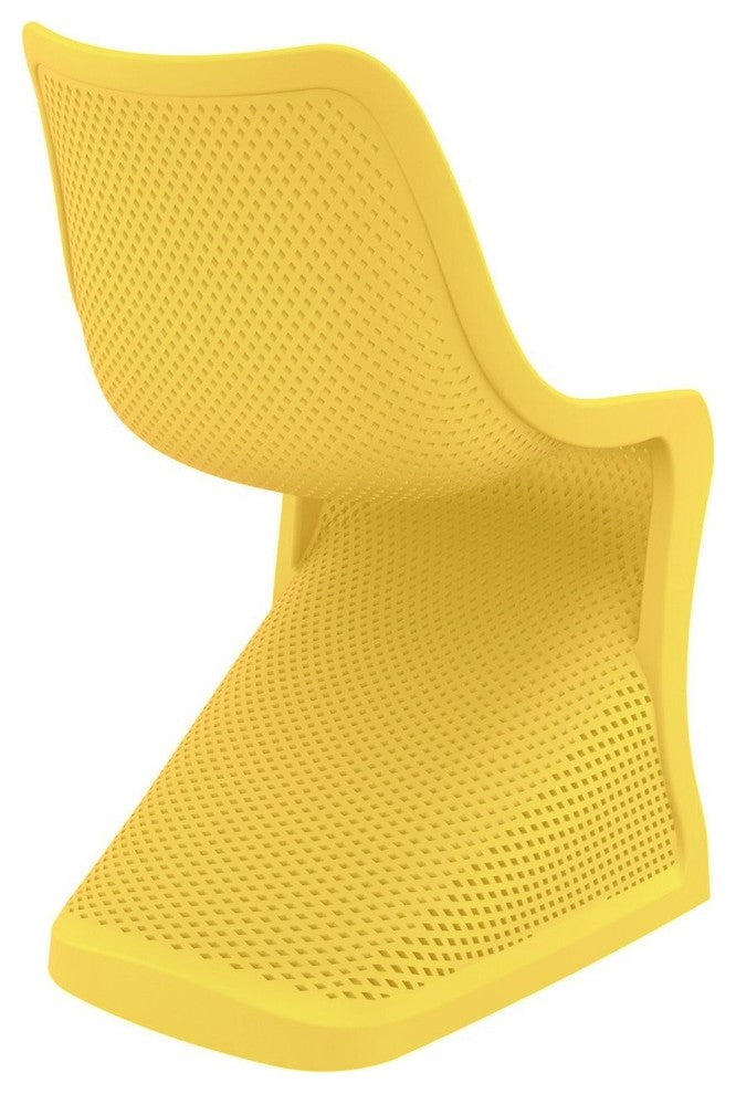 Compamia Bloom Outdoor Dining Chairs, Set of 2, Yellow