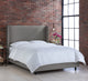 Maxwell Wingback Bed, Linen Gray, Full