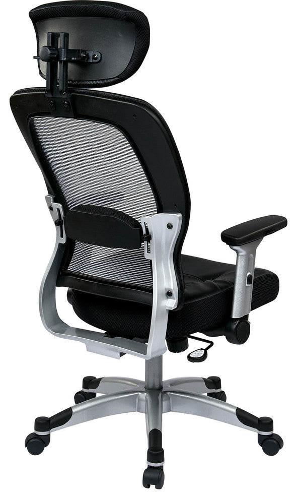Professional Light Air Grid Back Chair With Headrest