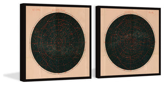 The Sky Diptych, Set of 2, 32x32 Panels