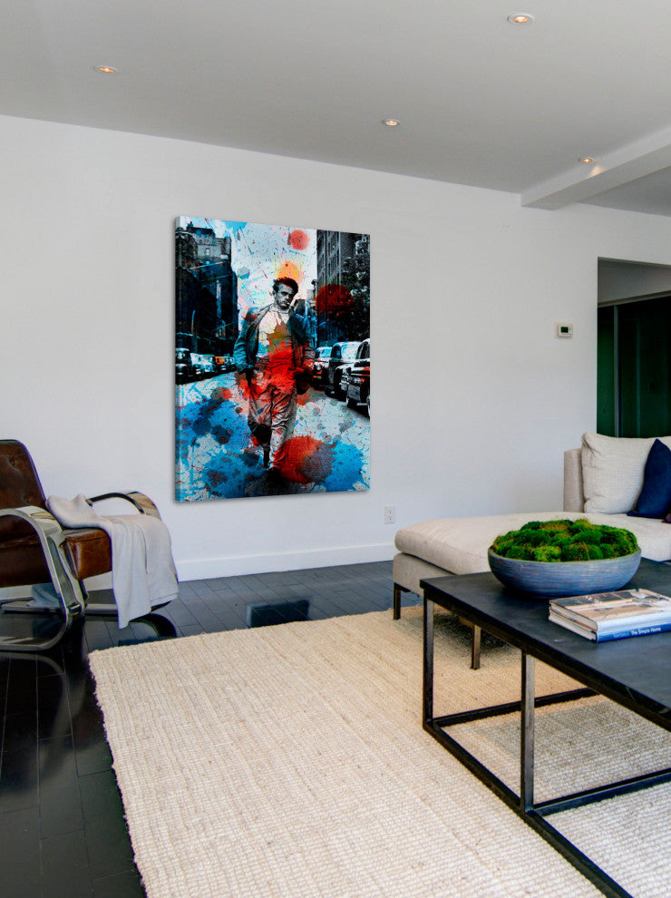 "James Dean NYC" Fine Art Canvas Print, 24"x36"