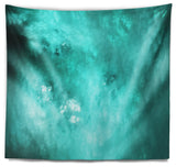 Blur Blue Sky with Stars Abstract Wall Tapestry, 39"x32"