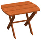 Pine Folding End Table, Redwood Stain
