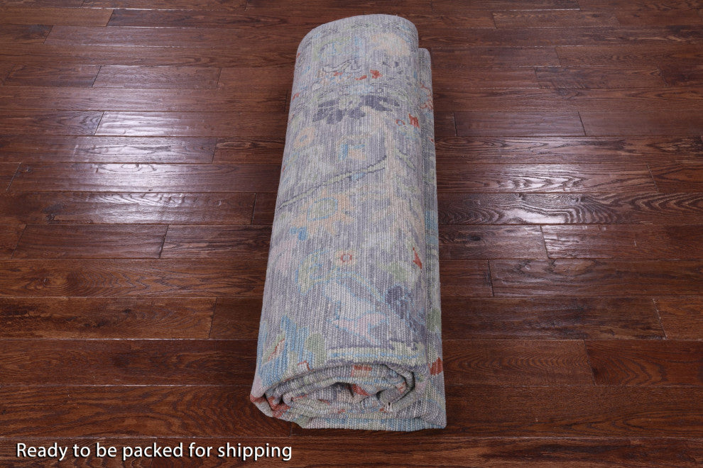 8' 11" X 12' 0" Turkish Oushak Handmade Wool Rug - Q13422