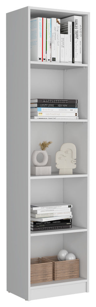 Simla 3 Piece Living Room Set with 3 Bookcases, White